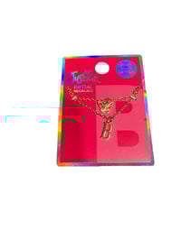 Image 3 of Justice Initial Necklace