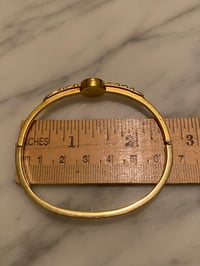 Image 4 of 18K GOLD BRACELET WITH TURQUOISE