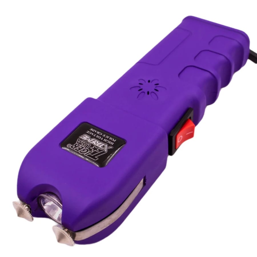 Image of  Santuary Stun Gun with Flashlight and Alarm (Purple)
