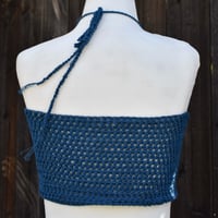 Image 5 of Mesh Tube Halter Top