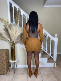 Image 3 of Backless Dress Brown