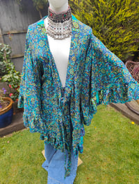 Image 11 of Amara Wrap dress - turquoise henna