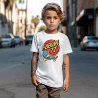 Image 3 of Organic cotton kids t-shirt skate