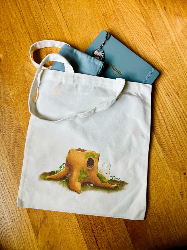 Totoro Hideout Tote Bag