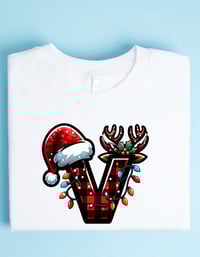 Image 22 of Christmas Alphabet Letters Shirt