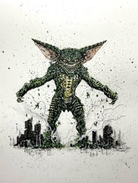 Image 1 of Kaiju Gremlin - 11x14 Daily Halloween Original 