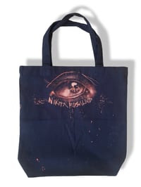 Image 2 of “TIGER BLOOD” BLEACH PAINTED CANVAS TOTE 