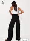 Ribbed Wide Leg Trouser