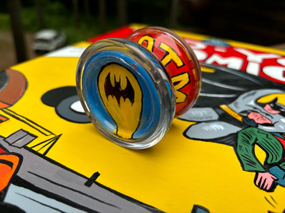 Image of Batman Yo-Yo Comics Painting and Freehand One Yo-Yo