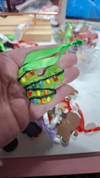 Mouse ears ornament Christmas lights