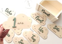 Image 2 of Cumple Meses Nube Personalizado