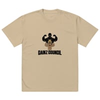 Image 1 of Oversized faded Gainz Council t-shirt (Light)