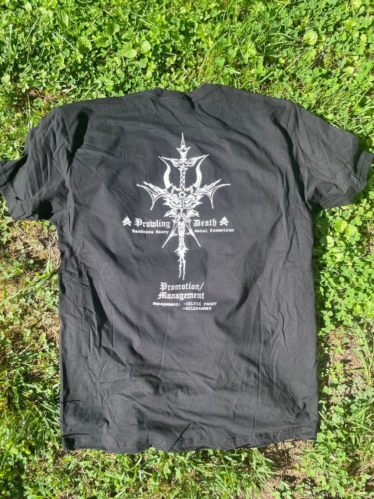 Image of CeltiC Frawst/Hellhamma/Prowling Deth tee