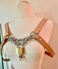 Image 1 of Locked Chain Harness-Ready to Ship/Made to Size Available