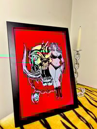 Image 3 of Framed Holographic Print - Motörbabe