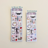 Image 2 of Kooky Katz sticker sheets