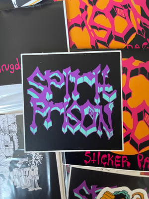 Spirit Prison risograph mini + stickers 