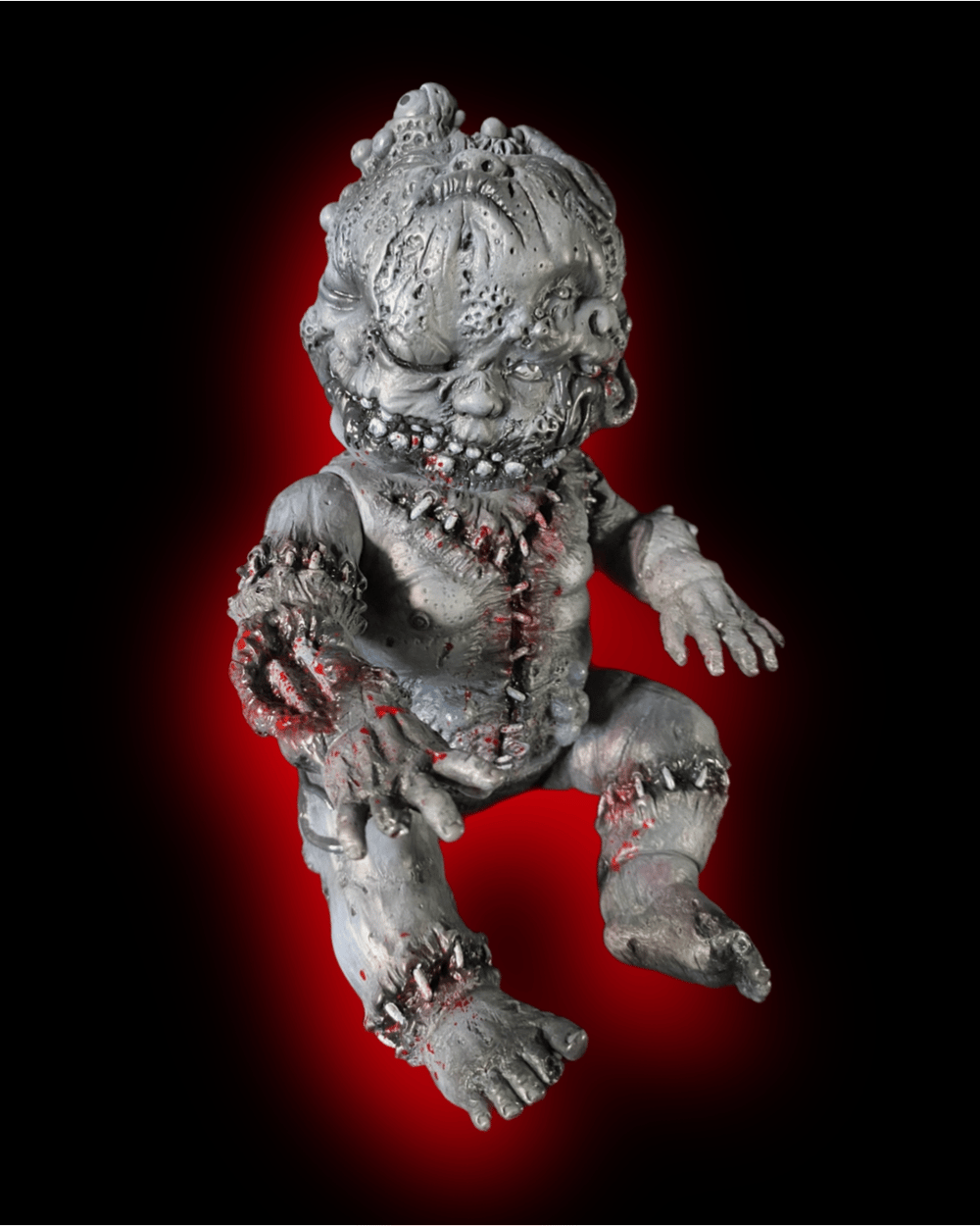 Image of Grayscale & blood Autopsy Baby (in jar)