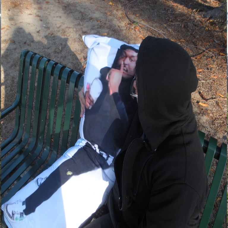 the shhh body pillow case Image 2