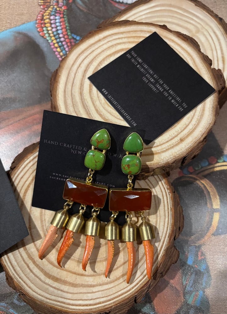 Image of Atchafalaya Crawfish Claws Earrings 