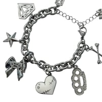 Image 2 of charm bracelet *white*