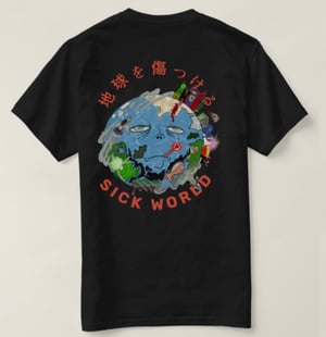 Image of NwN- DayWlkr Sick world Short sleeve Shirt in Black 