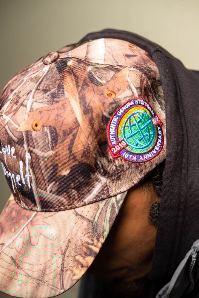 Image of Camo 10 Year ILoveMyself Collector’s Hat