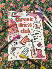 Image 3 of Chronic Illness Club A4 Colouring book