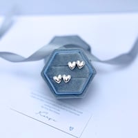 Image 1 of  heart stud earrings 