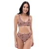 Spring flowers Recycled High-Waisted Bikini