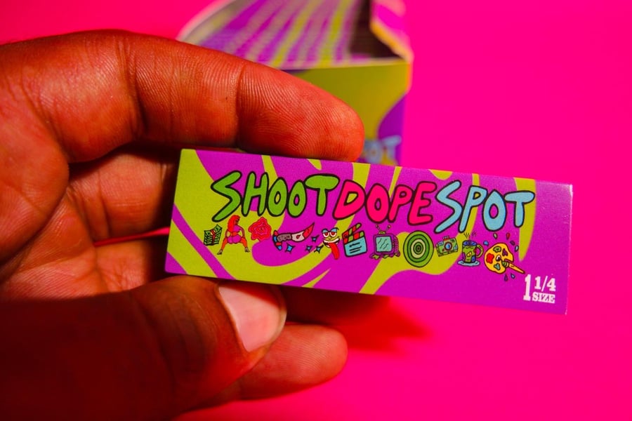 Image of Shoot Dope Spot Gmo Free Organic Rolling Papers Pack