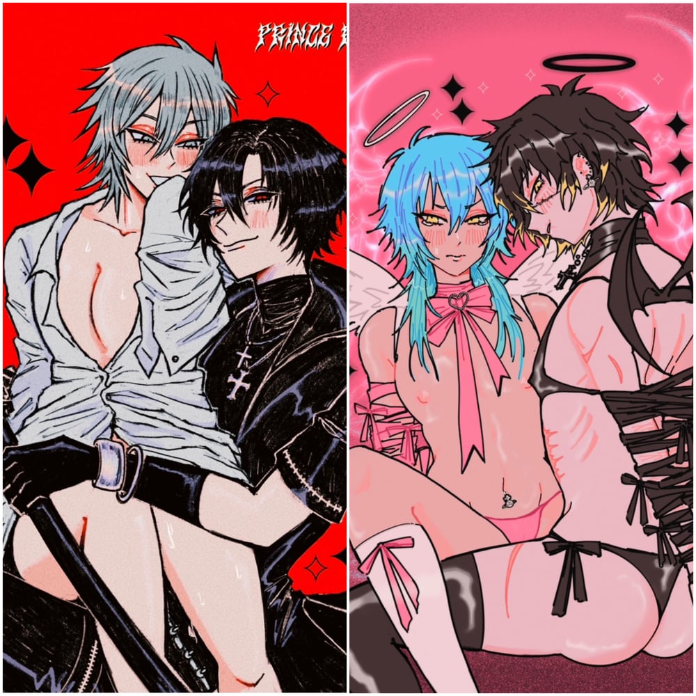 Image of Shiki x Akira , Aoba x Towa A5 print 