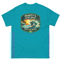 Image 7 of Marty's Surf Shop Ride the Waves Unisex T-Shirt Vintage Surf Graphic Tee