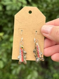 Image 2 of Rainbow Trout Earrings