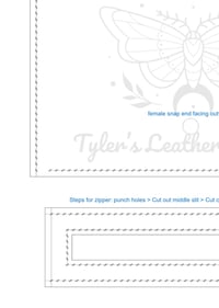 Image 1 of Zipper Makeup Bag Pattern
