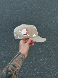 Image 2 of PINK BRIM DESERT SAND HOUSTON ASTROS CUSTOM FITTED CAP