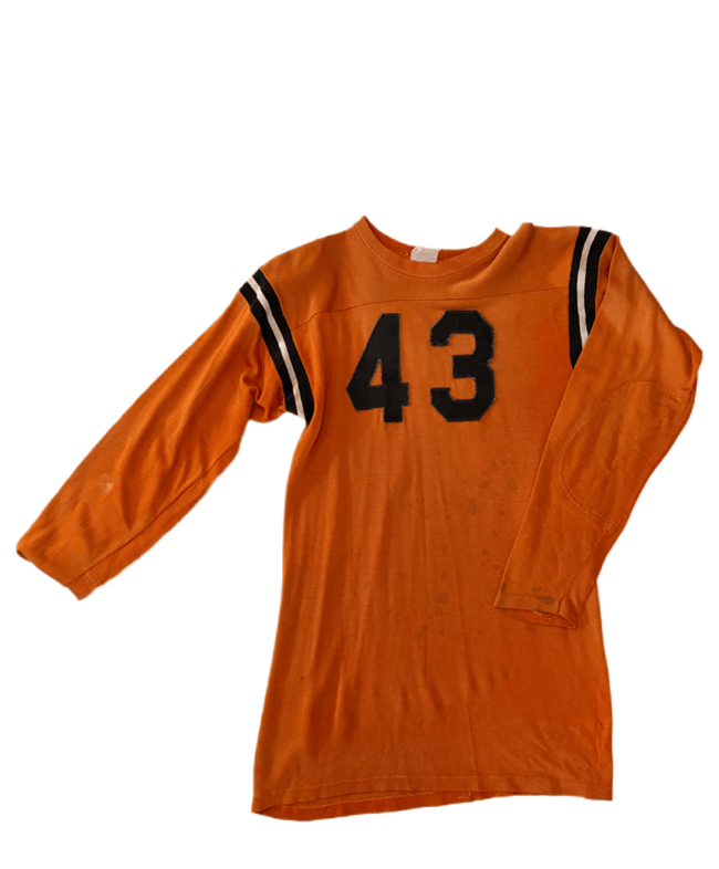 1960s sewn number practice jersey football dress tunic