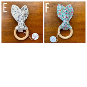 Image of Liberty Print Bunny Teether