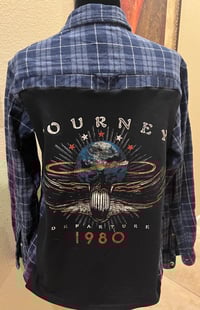 Vintage Blue/White Flannel Shirt Journey