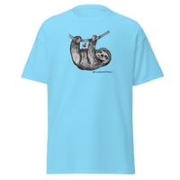 Image 6 of Just Hanging Around Sloth Shirt Art by Crystal Ann Quinn