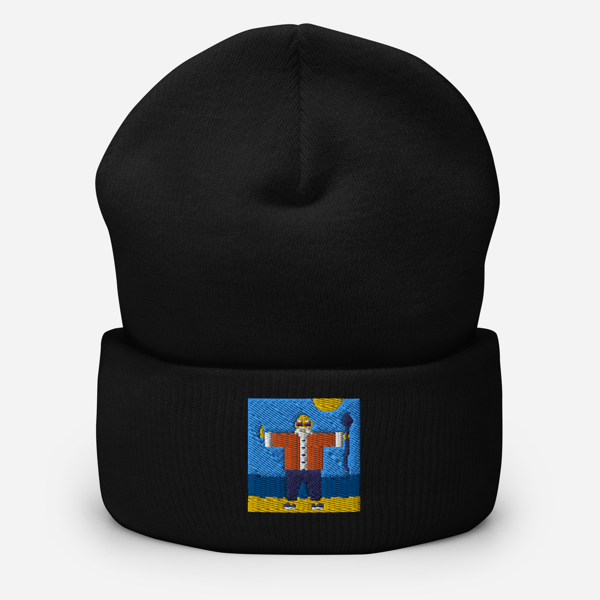 Image of Master Roshi Cuffed Beanie (black)