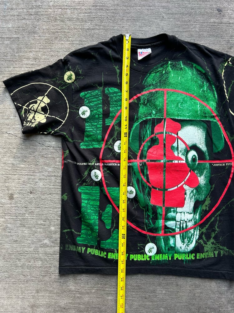 Image of Vintage 1992 Public Enemy AOP Rap Tee