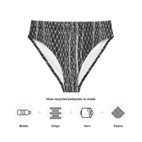Image 5 of “Netscape Navigator: Light Mode” recycled high-waisted swim bottom