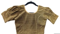 Image 8 of Puff Shimmer_Premium Quality Shimmery Stretchable Puff Sleeves Blouse 