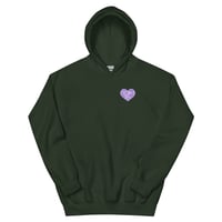 Image 9 of HOT GIRLS HAVE HEART HOODIE - PURPLE