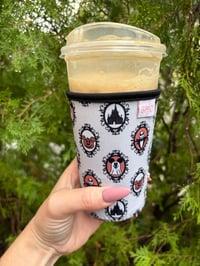 Image 1 of main street spooks cup sleeve