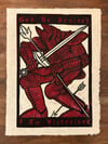 Dracula Armor Block Print