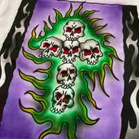 Image 2 of AIRBRUSHED CROSS TEE 