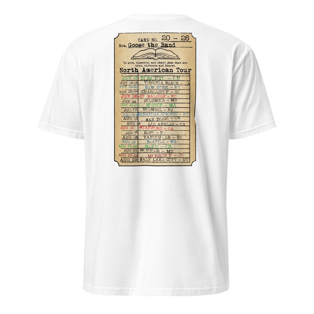 Summer Tour Book Card Soft Style T-Shirt