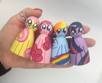 Image 4 of My Little Pony Peg Dolls - Set of 4